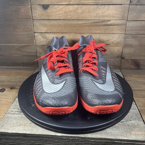 Nike Hyperlive Mens Size 8.5 Red Black Athletic Basketball Lace Up Sneakers - Picture 2 of 10